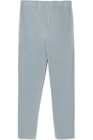 Issey Miyake Plisserede bukser med lige ben