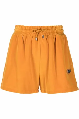 Philipp Plein Træningsshorts med logoplade og veloureffekt