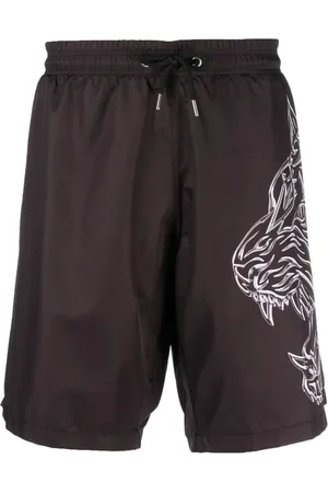 Philipp Plein Badeshorts med logotryk