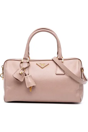 Prada Omdannelig Lux satchel-taske i saffiano-læder fra 2000-2024