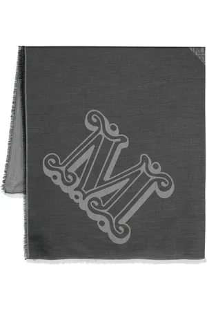Max Mara Tørklæde i jacquard med monogram