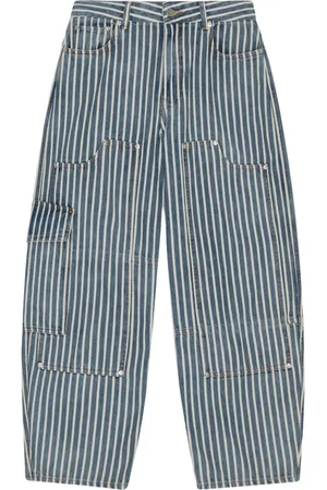 Ganni Jeans med striber