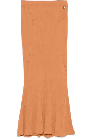 Patrizia Pepe Ribstrikket midi-nederdel