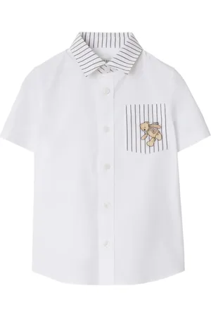 Burberry Thomas Bear-appliqué shirt