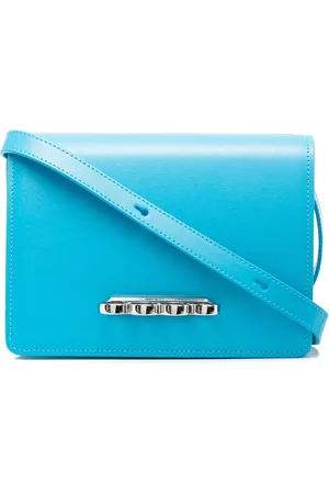 Alexander McQueen The Four Ring crossbody-taske i læder