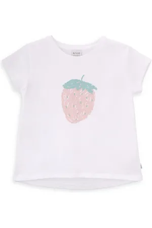 KNOT T-shirt med jordbærtryk