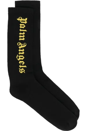 Palm Angels Ankelstrømper med logo-intarsia