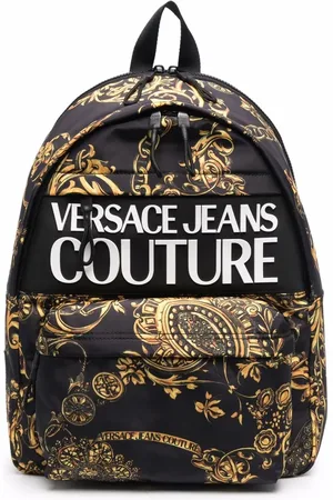VERSACE Rygsæk med baroktryk og lynlås