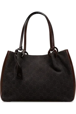 Gucci 2000-2015 GG Denim skuldertaske