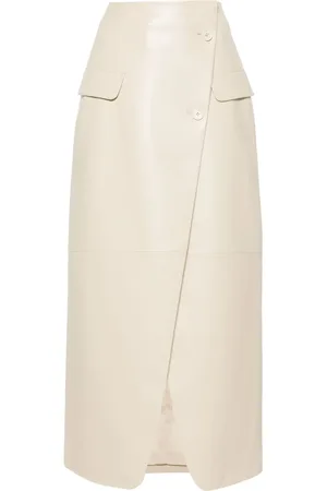 The Frankie Shop Lang Nan nederdel med A-snit