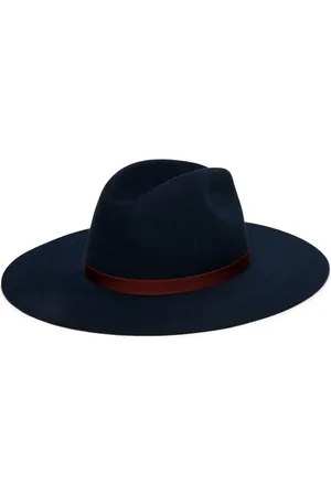 Bally Fedora-hat med logobroderi