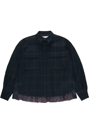 SACAI Windowpane-skjorte