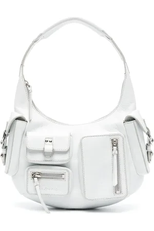 BLUMARINE Hobo skuldertaske i læder