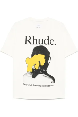 Rhude T-shirt med logotryk