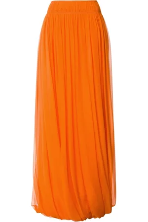 Alberta Ferretti Lang silkenederdel