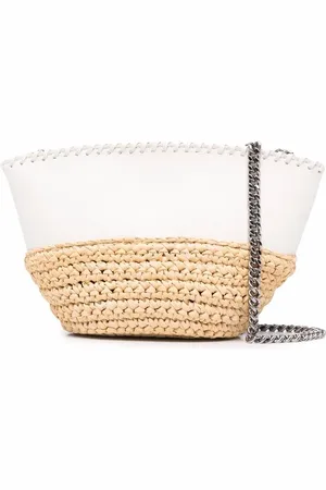 Stella McCartney Interwoven crossbody-taske med kæde