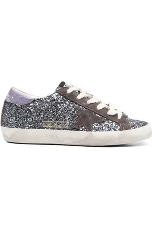 Golden Goose Superstar sneakers med glimmer