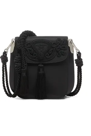 Prada Skuldertaske med broderet logo