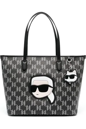 Karl Lagerfeld Ikon tote med monogram