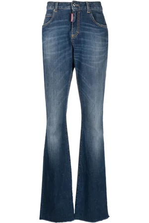 Dsquared2 Jeans med svaj og logomærke