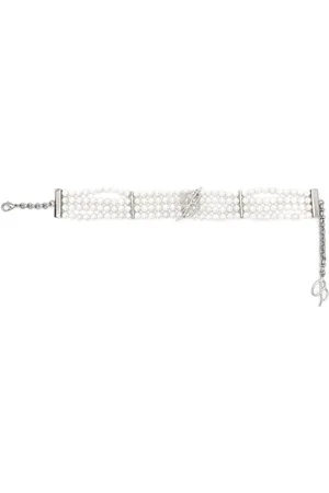 BLUMARINE Choker-halskæde med perleudsmykning