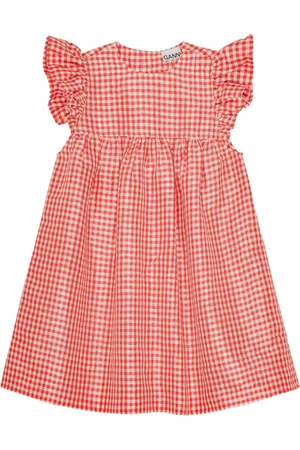 Ganni Kjole med gingham-tryk