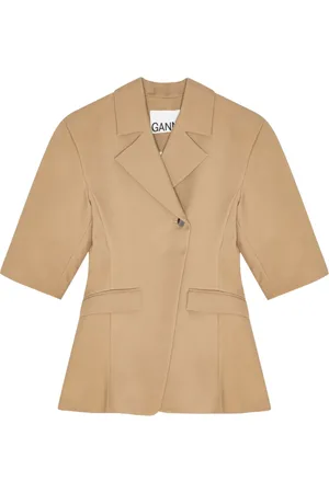 Ganni Kortærmet blazer
