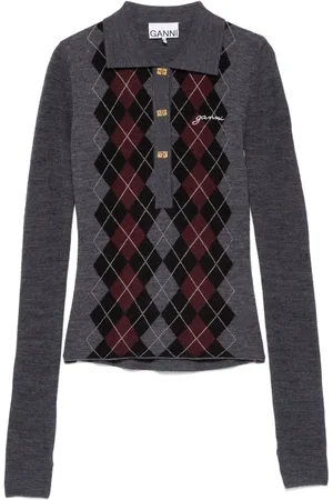 Ganni Strikket polo