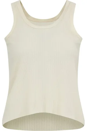 Maison Margiela Ribstrikket vesttop