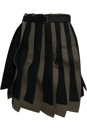 SACAI Asymmetrisk plisseret nederdel