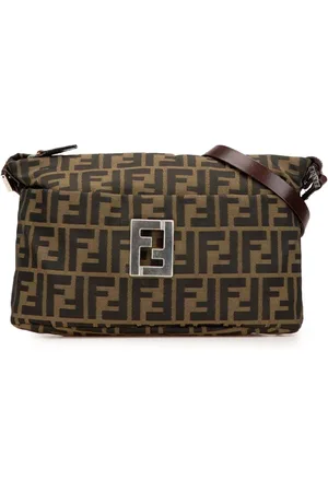 Fendi Crossbody-taske med Zucchino-mønstret kanvas fra 2010-2024