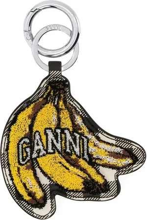Ganni Nøglering med logo