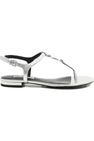Karl Lagerfeld Sandaler med logoapplikation