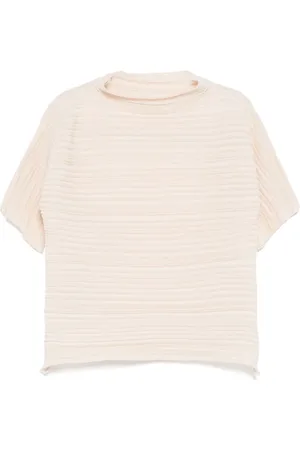 PLEATS PLEASE ISSEY MIYAKE Gennemsigtig Bounce top