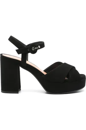 Julie Dee 90 mm sandaler i ruskind