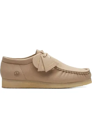 Clarks Wallabee Biege derby-sko