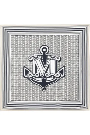 Max Mara Tørklæde med monogram