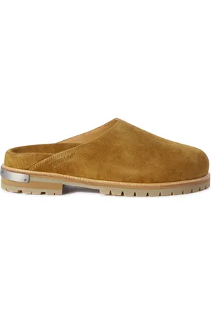 OFF-WHITE Metal Logo loafers i ruskind