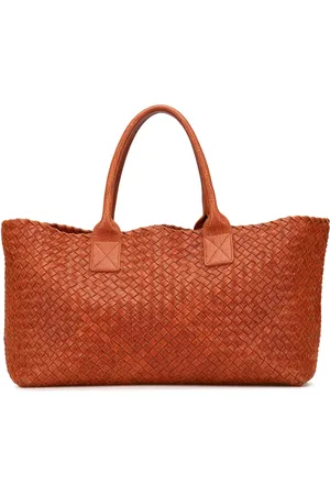 Bottega Veneta Mellemstor Intreccio Cabat tote i lammeskind fra 2008
