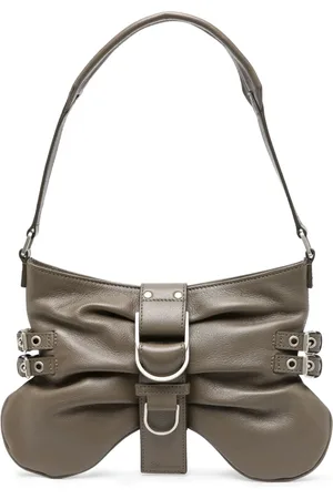 BLUMARINE Skuldertaske i læder med sommerfugl-form