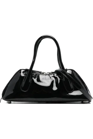BLUMARINE Tote i læder med skinnende finish