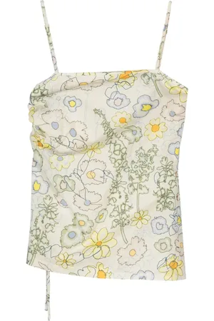 AERON Hampton top med blomstret tryk