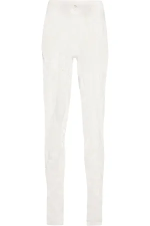 BLUMARINE Perforerede leggings i jersey