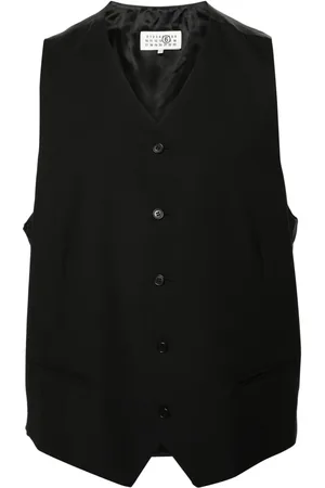 Maison Margiela Vest i jacquard med nummerpaneler