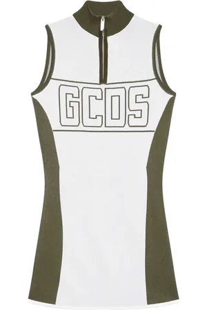 GCDS Kort kjole med logotryk