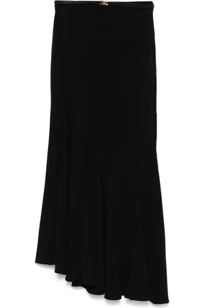 Elisabetta Franchi Asymmetrisk nederdel i crepe