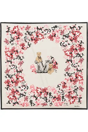 Max Mara Tørklæde med blomstertryk
