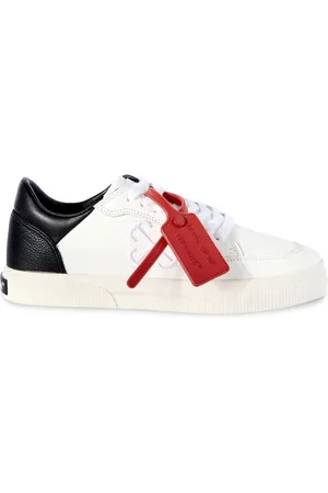 OFF-WHITE Vulcanized sneakers i læder med kontrastmærke