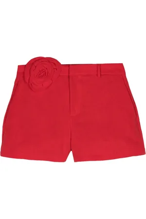 BLUMARINE Shorts med rose-applikation