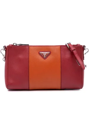 Prada Saffiano Lux crossbody-taske fra 2000-2013